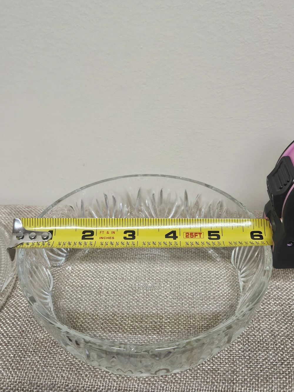 Vintage Avon Clear Glass Lidded Trinket Dish